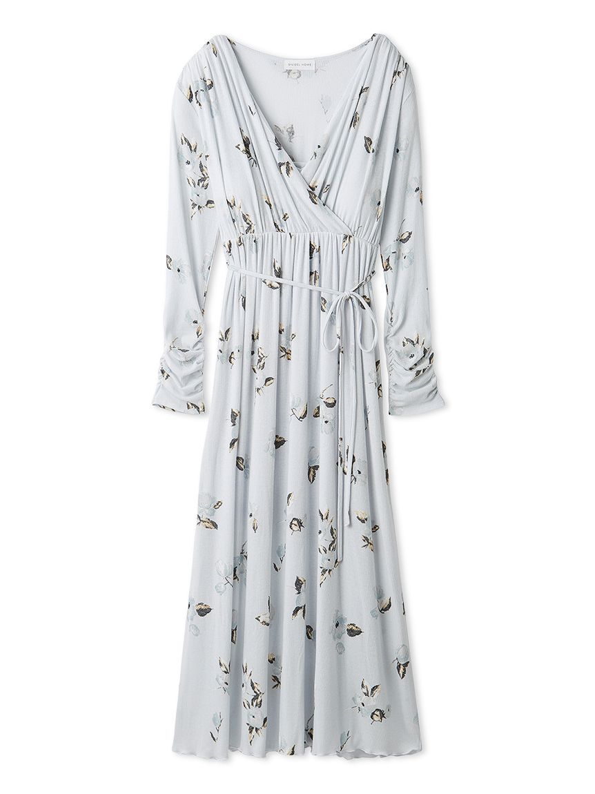 SNIDEL HOME「プリントカシュクールワンピース」|ルームウェア|LBLU