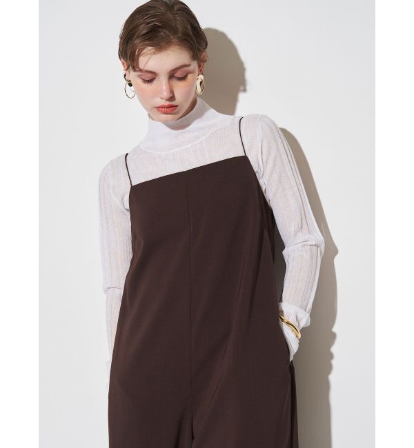 ELENDEEK「HIGH NECK SHEER RIB KT」|ニット・セーター|オフホワイト