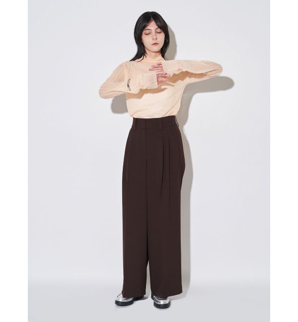 ELENDEEK「HIGH NECK SHEER RIB KT」|ニット・セーター|