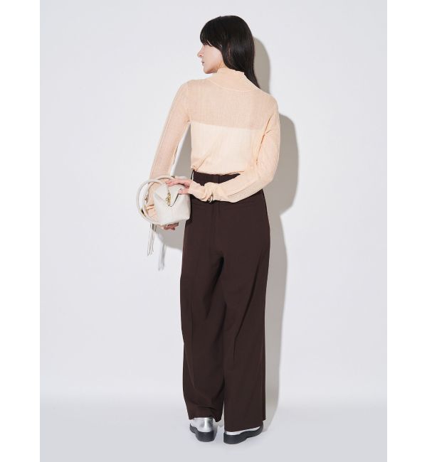 ELENDEEK「HIGH NECK SHEER RIB KT」|ニット・セーター|