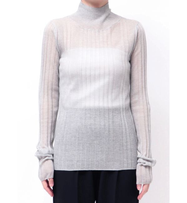 ELENDEEK「HIGH NECK SHEER RIB KT」|ニット・セーター|
