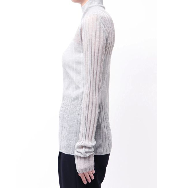 ELENDEEK「HIGH NECK SHEER RIB KT」|ニット・セーター|