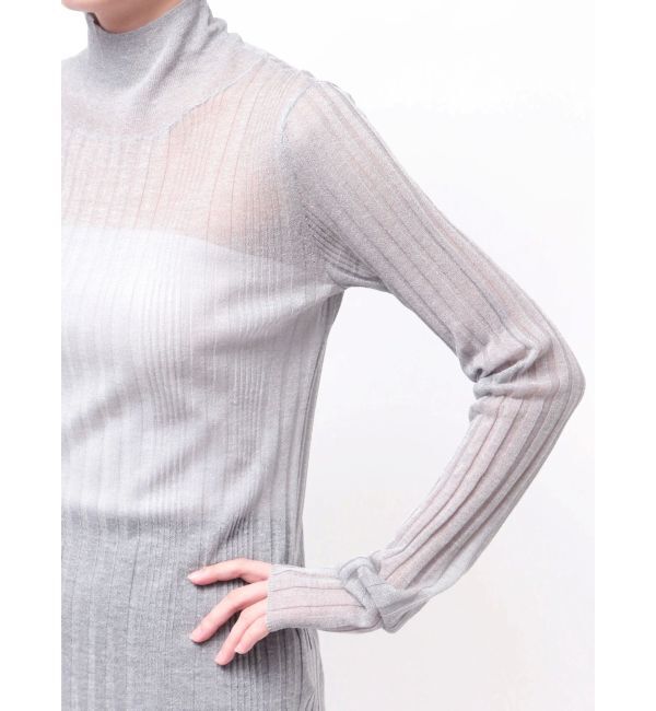 ELENDEEK「HIGH NECK SHEER RIB KT」|ニット・セーター|
