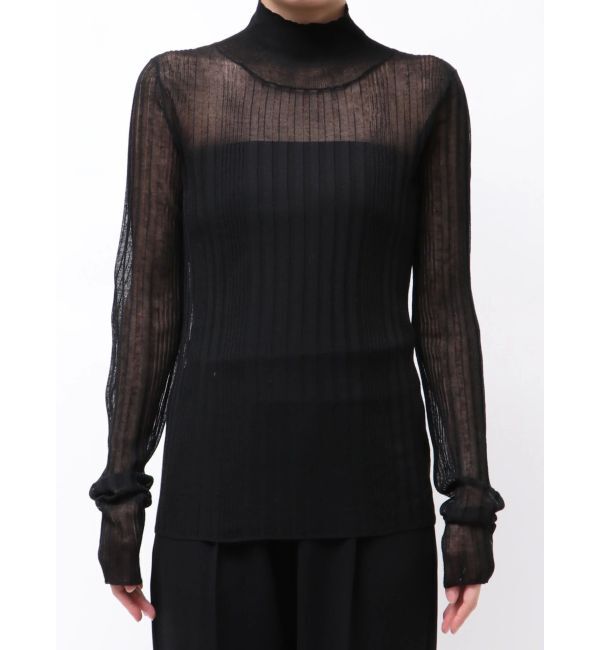 ELENDEEK「HIGH NECK SHEER RIB KT」|ニット・セーター|