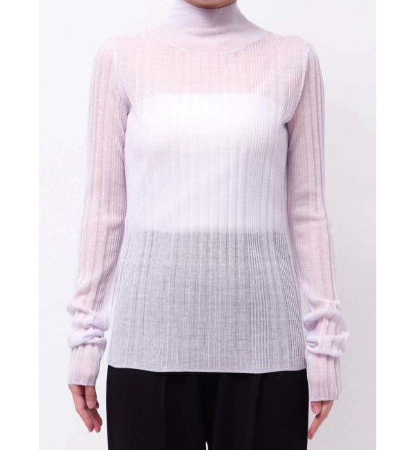 ELENDEEK「HIGH NECK SHEER RIB KT」|ニット・セーター|