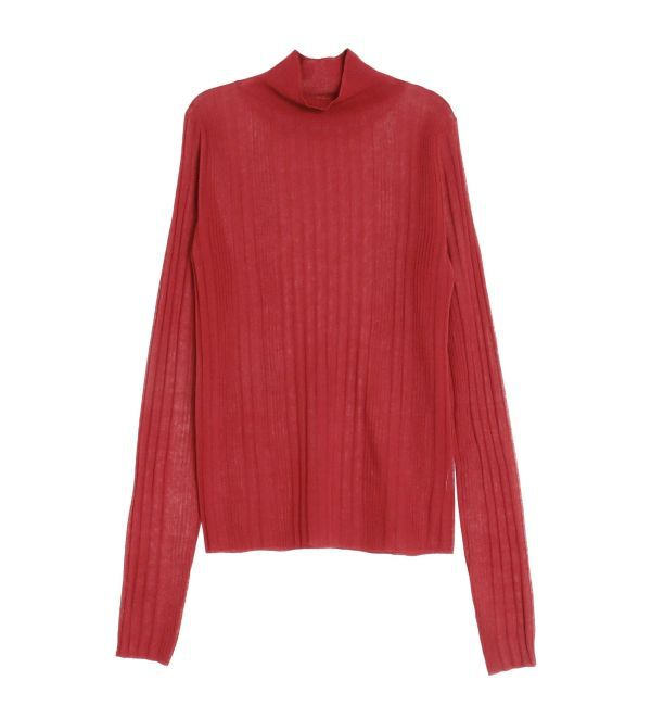 ELENDEEK「HIGH NECK SHEER RIB KT」|ニット・セーター|