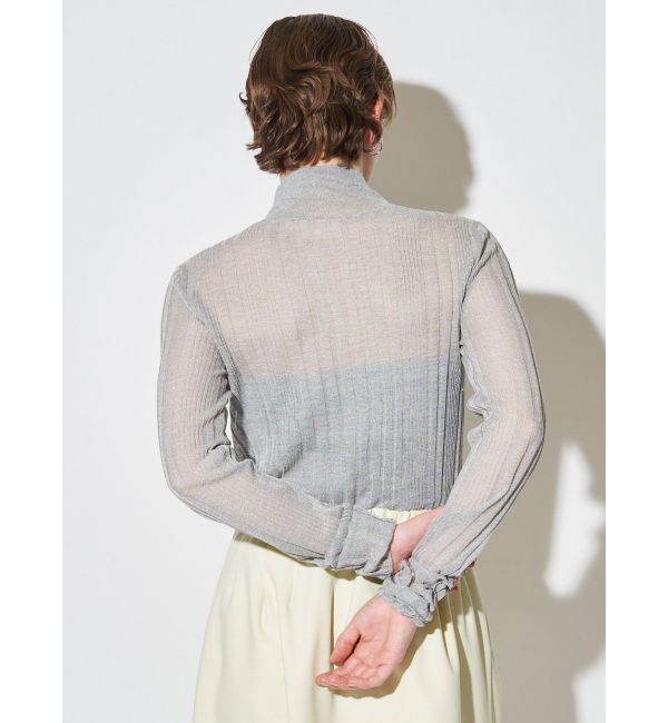 ELENDEEK「HIGH NECK SHEER RIB KT」|ニット・セーター|