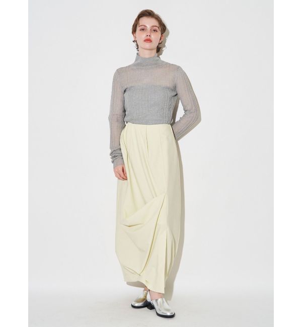 ELENDEEK「HIGH NECK SHEER RIB KT」|ニット・セーター|