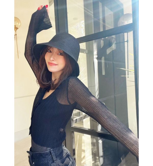 RESEXXY「シアーニットタイトカーディガン【セットアップ着用可能】」|カーディガン|