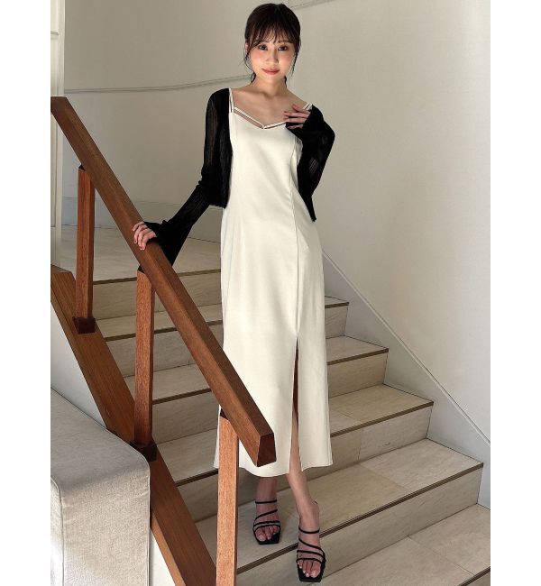 RESEXXY「シアーニットタイトカーディガン【セットアップ着用可能】」|カーディガン|