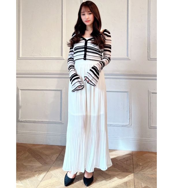 RESEXXY「シアーニットタイトカーディガン【セットアップ着用可能】」|カーディガン|