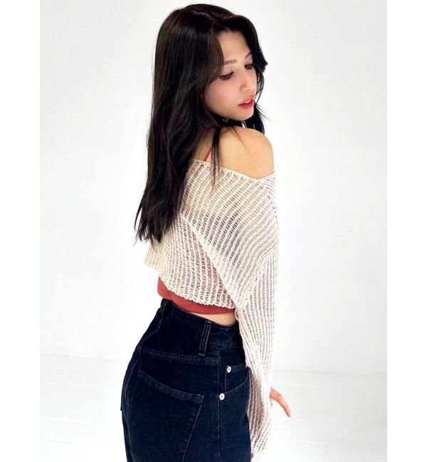 RESEXXY「メッシュルーズトップス」|ニット・セーター|