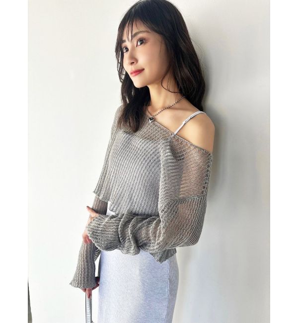 RESEXXY「メッシュルーズトップス」|ニット・セーター|