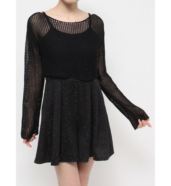 RESEXXY「メッシュルーズトップス」|ニット・セーター|