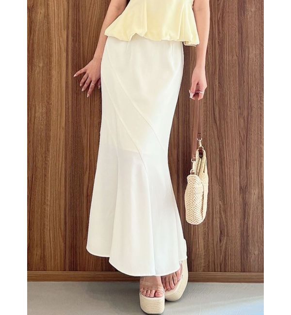 RESEXXY「エスカルゴマーメイドスカート」|スカート|アイボリー