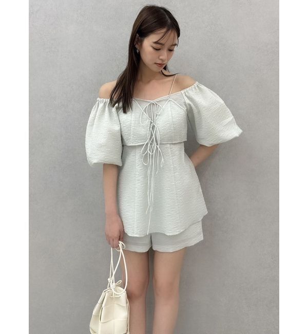 dazzlin「【SETUP】コンパクトジャカードショートパンツ※セットアップ対応」|その他|