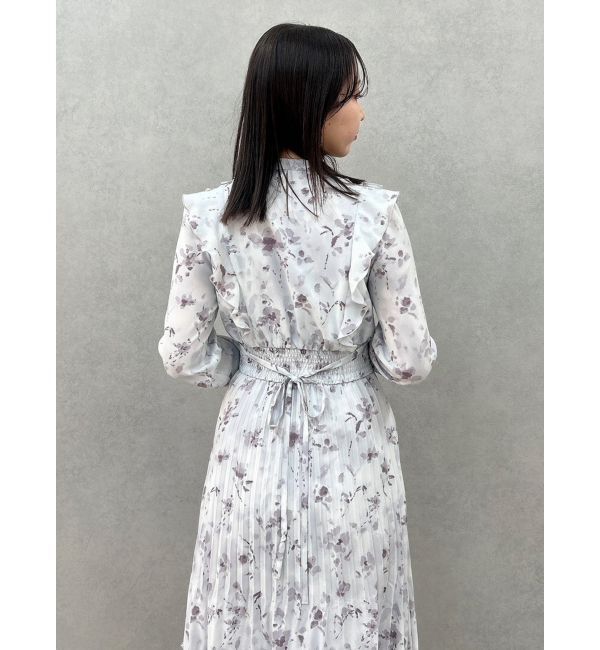 dazzlin「フラワープリーツワンピース」|ワンピース|