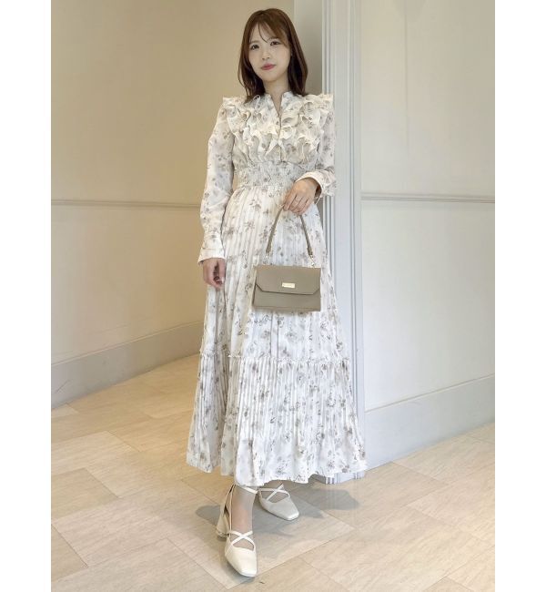 dazzlin「フラワープリーツワンピース」|ワンピース|