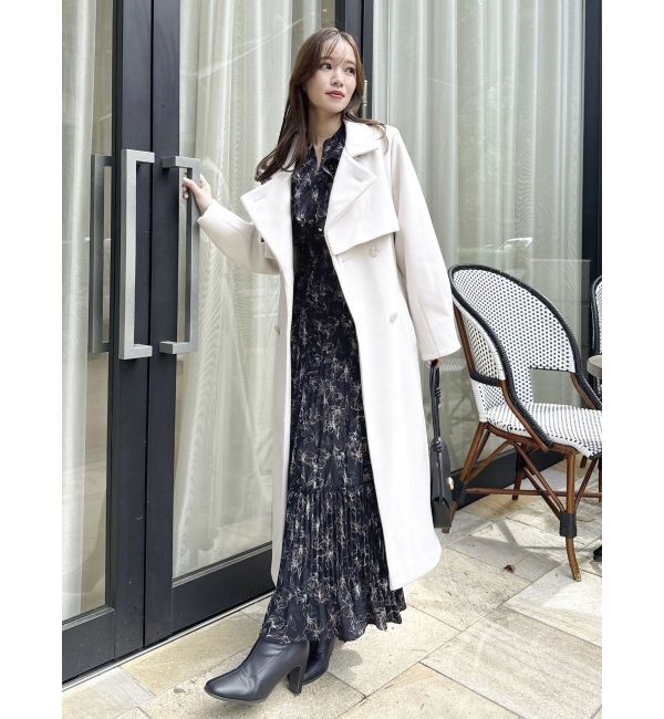 dazzlin「フラワープリーツワンピース」|ワンピース|