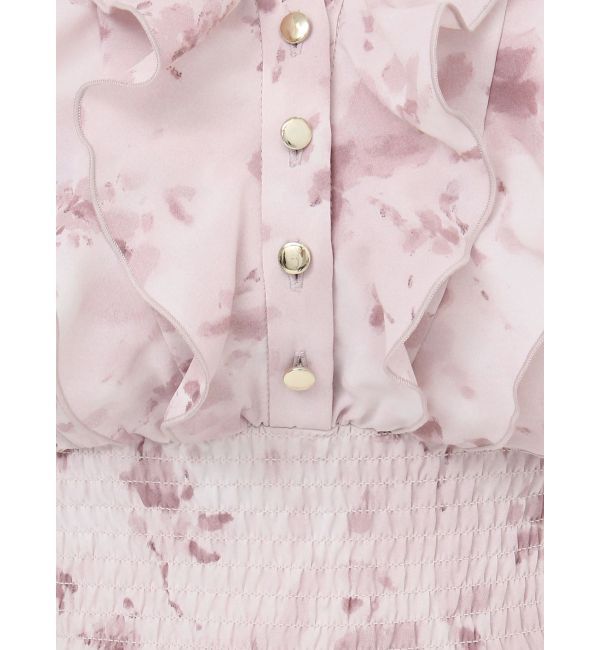 dazzlin「フラワープリーツワンピース」|ワンピース|