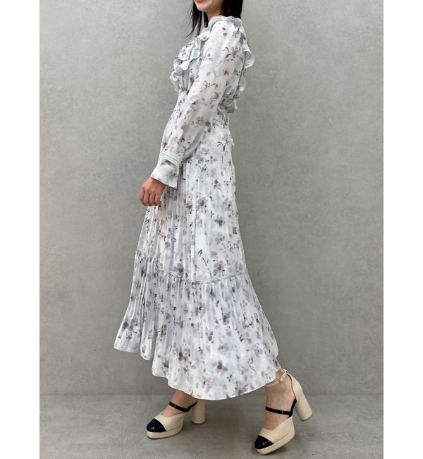 dazzlin「フラワープリーツワンピース」|ワンピース|