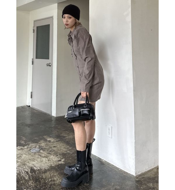 EMODA「ビッグカラーシャツワンピース」|ワンピース|