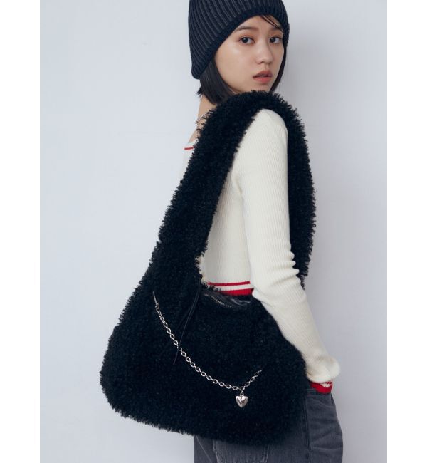 EMODA「【WEB限定】フェイクファーバルキーバッグ」|ハンドバッグ|