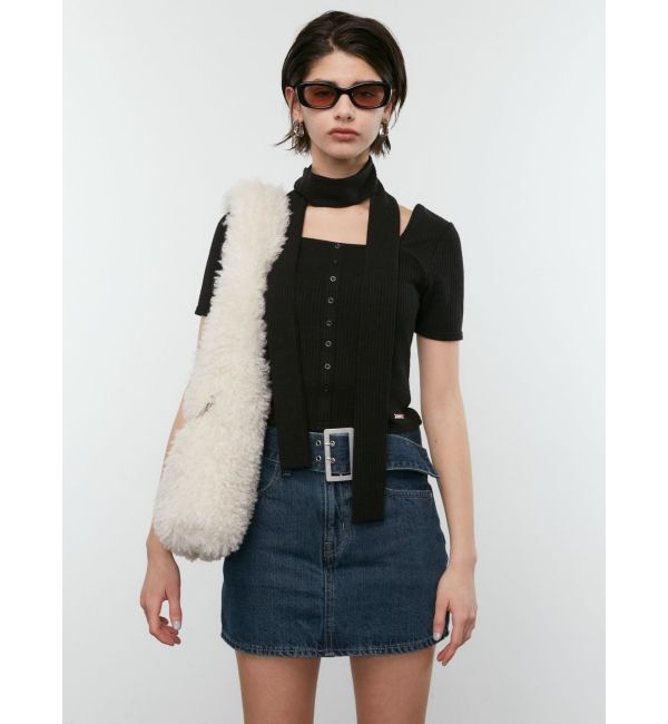 EMODA「【WEB限定】フェイクファーバルキーバッグ」|ハンドバッグ|