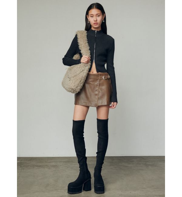 EMODA「【WEB限定】フェイクファーバルキーバッグ」|ハンドバッグ|