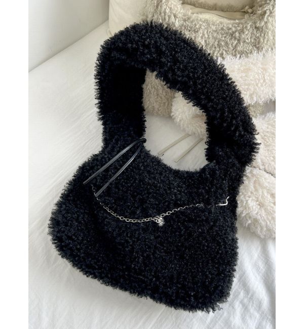 EMODA「【WEB限定】フェイクファーバルキーバッグ」|ハンドバッグ|