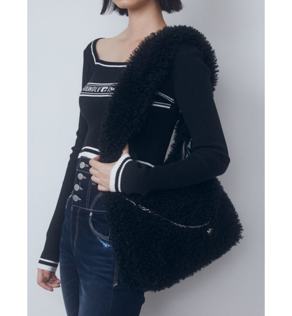 EMODA「【WEB限定】フェイクファーバルキーバッグ」|ハンドバッグ|