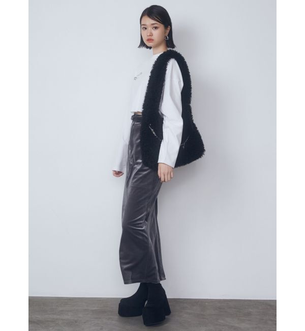 EMODA「【WEB限定】フェイクファーバルキーバッグ」|ハンドバッグ|