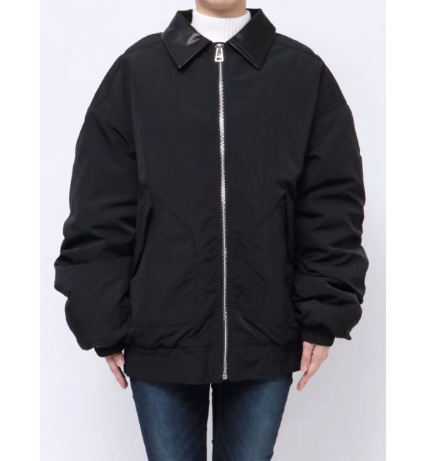 EMODA「オーバーカラーボンバージャケット」|ブルゾン・スタジャン|
