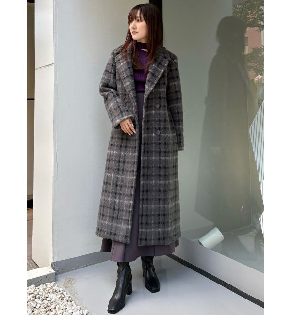MERCURYDUO「シャギーロングチェスターコート」|チェスターコート|