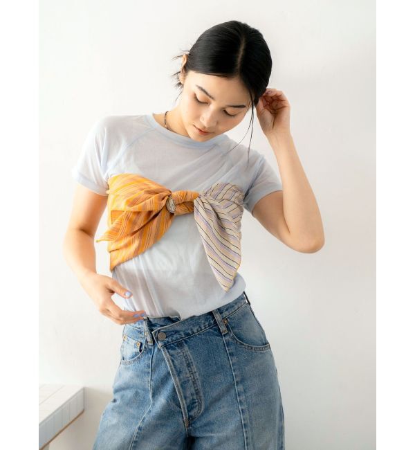 Ungrid「マルチストライプスカーフ」|バンダナ・スカーフ|