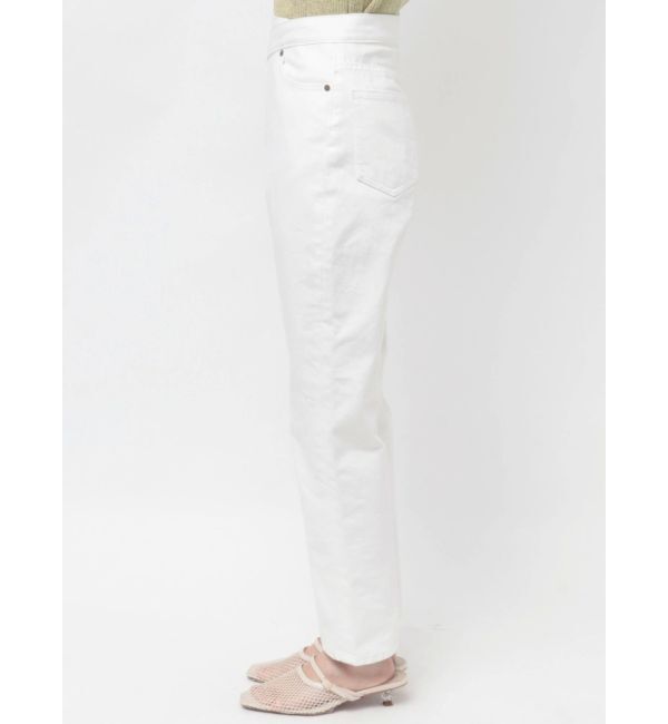 LAGUNAMOON「ウエストアシンメトリーデニムパンツ」|デニム|