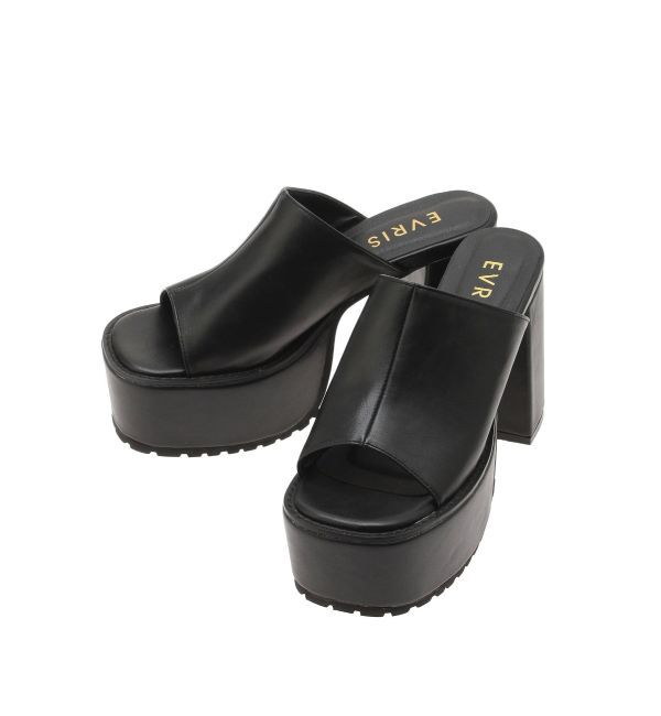 EVRIS「チャンキーヒールサンダル」|サンダル|