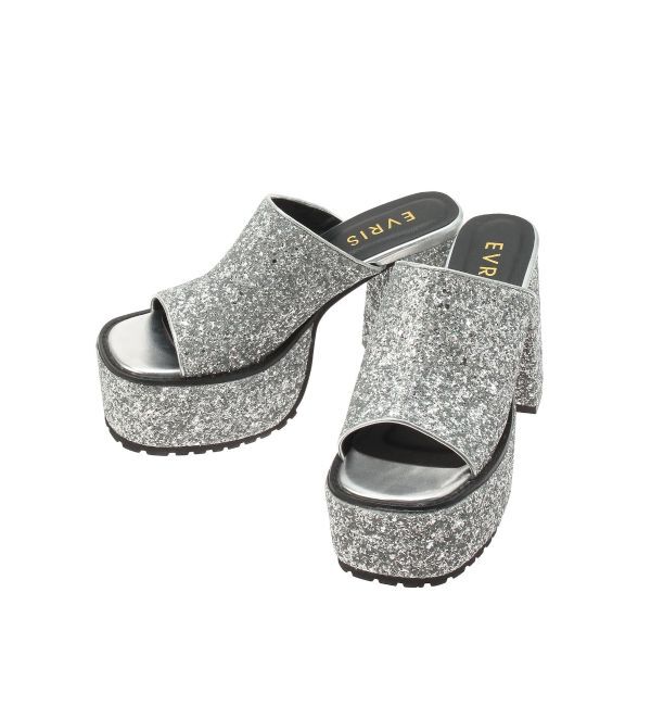 EVRIS「チャンキーヒールサンダル」|サンダル|