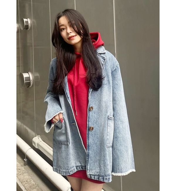 EVRIS「バックロゴBIGフーディー」|パーカー|