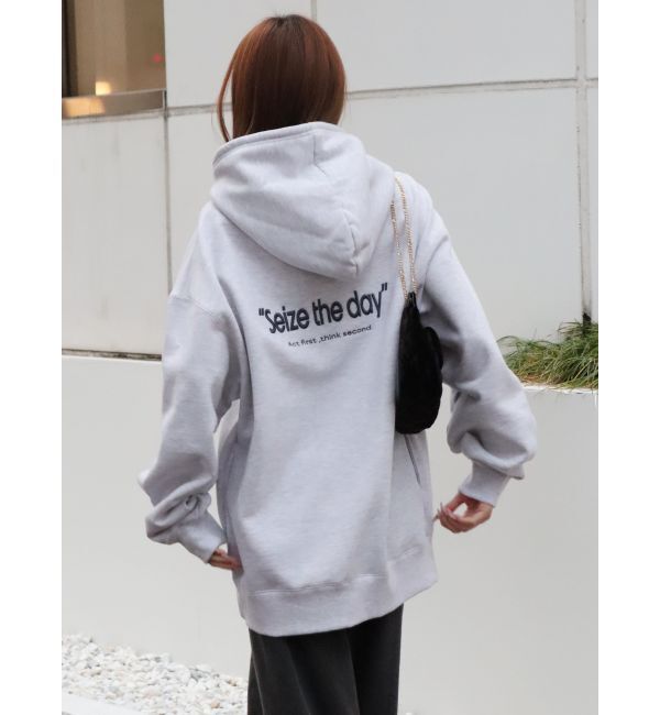 EVRIS「バックロゴBIGフーディー」|パーカー|グレー