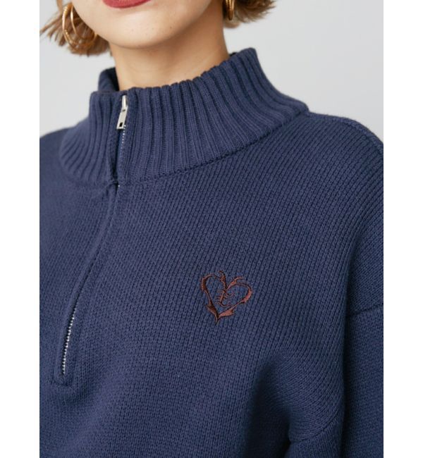 EVRIS「ワンポイントロゴニットロンパース」|オールインワン|