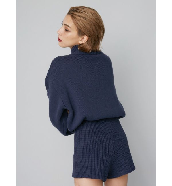 EVRIS「ワンポイントロゴニットロンパース」|オールインワン|