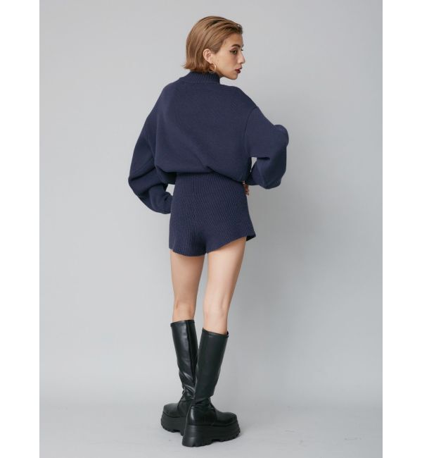 EVRIS「ワンポイントロゴニットロンパース」|オールインワン|