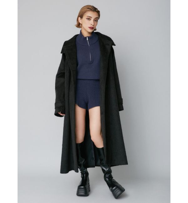 EVRIS「ワンポイントロゴニットロンパース」|オールインワン|