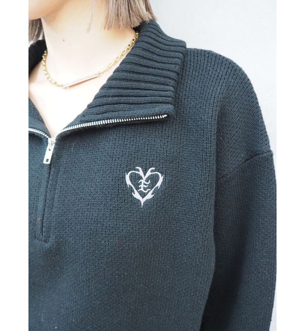 EVRIS「ワンポイントロゴニットロンパース」|オールインワン|