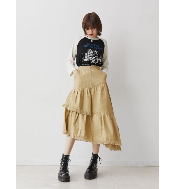 jouetie「フリンジティアードスカート」|スカート|