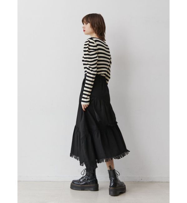 jouetie「フリンジティアードスカート」|スカート|