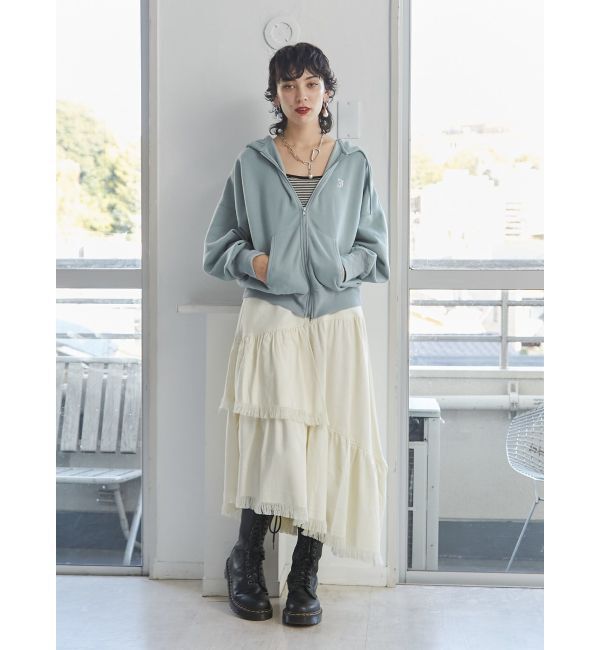 jouetie「フリンジティアードスカート」|スカート|
