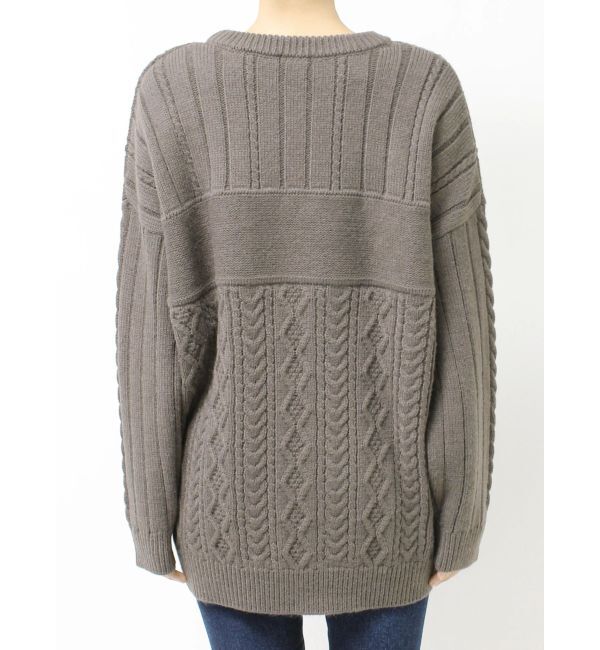 GYDA「BODACIOUS ケーブルニットトップス」|ニット・セーター|