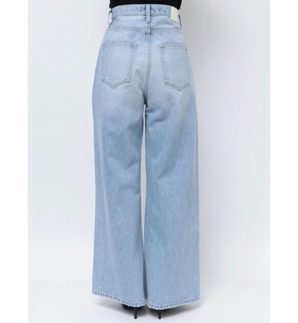 GYDA「ハイウエストRIPPERSワイドパンツ」|デニム|